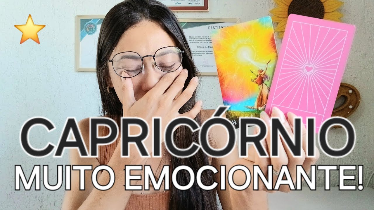 ♑️CAPRICÓRNIO♑️DESSA VEZ NÃO SEGUREI AS LÁGRIMAS! -  O ALÍVIO VAI CHEGAR - UMA PRESENÇA TE ACOMPANHA