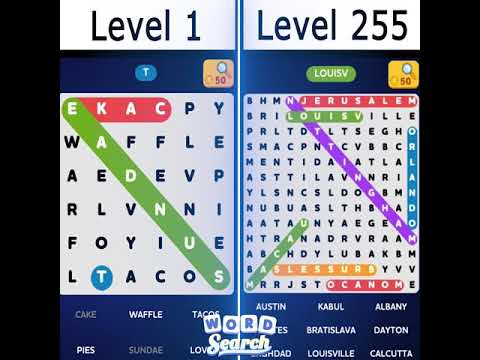 210401 Word Search 录屏广告 C12 英语 1000x1000 30p 15s Word Search Quest竞品2