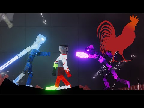 Cybernetic Factions vs Omni Men in People Playground