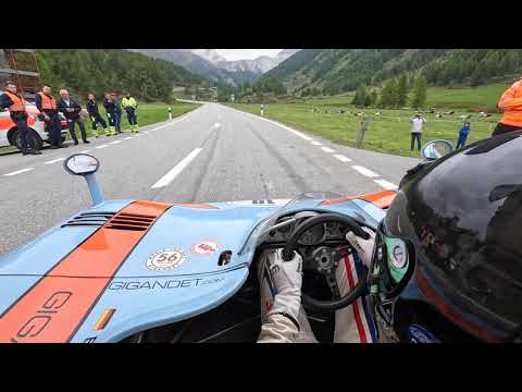 Porsche 908/03 onboard | Bernina GT Hillclimb 2023