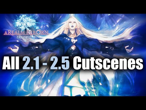 FFXIV: The Movie | Before The Fall | All 2.1 - 2.5 Cutscenes | 4k Max