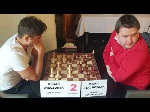 GM Oskar Wieczorek vs IM Kamil Stachowiak II Memoriał Szachowy Stanisława Zmory Namysłów 7 05 2023