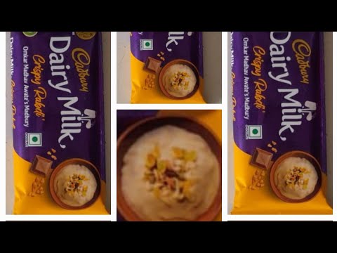 Cadbury Crispy Rabri..45 rs new flavor