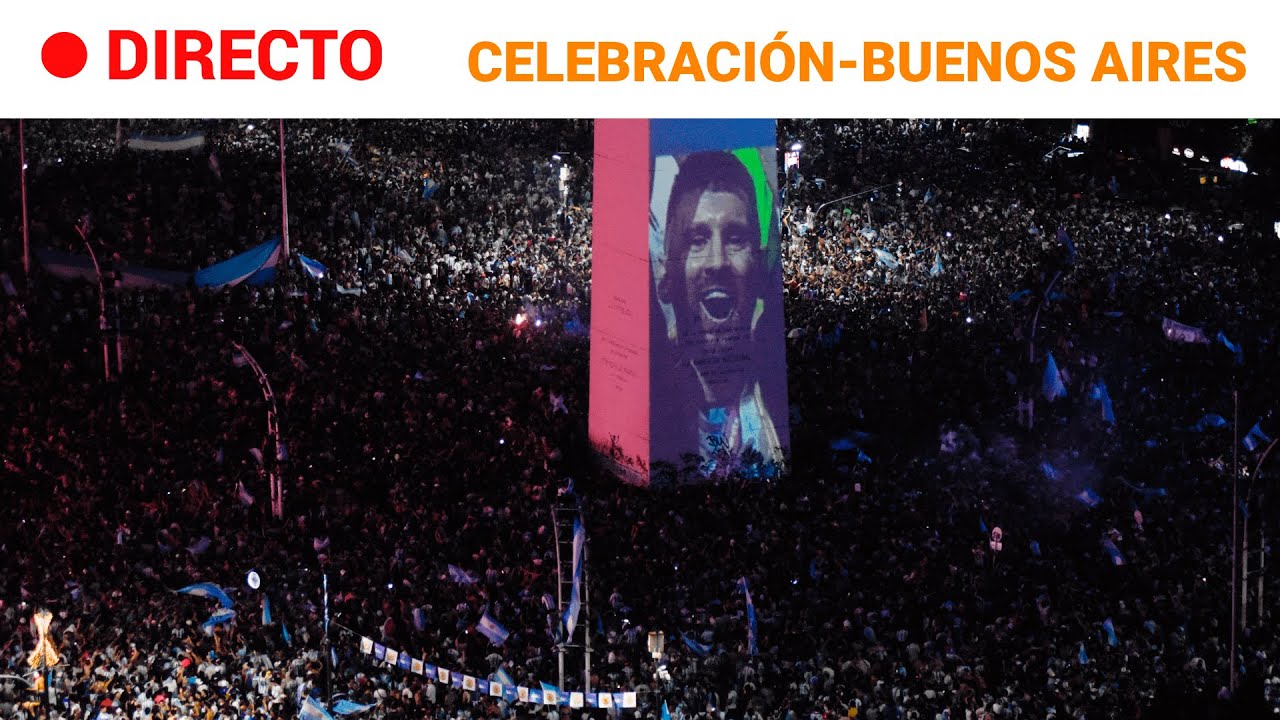 MUNDIAL: La ARGENTINA de MESSI celebra su TERCERA COPA del MUNDO