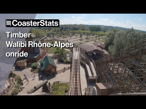 Timber onride  - Walibi Rhône-Alpes [4K 60FPS]