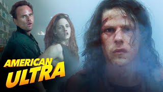 'Supermarket Mayhem' Scene | American Ultra | Jesse Eisenberg, Kristen Stewart, Walton Goggins