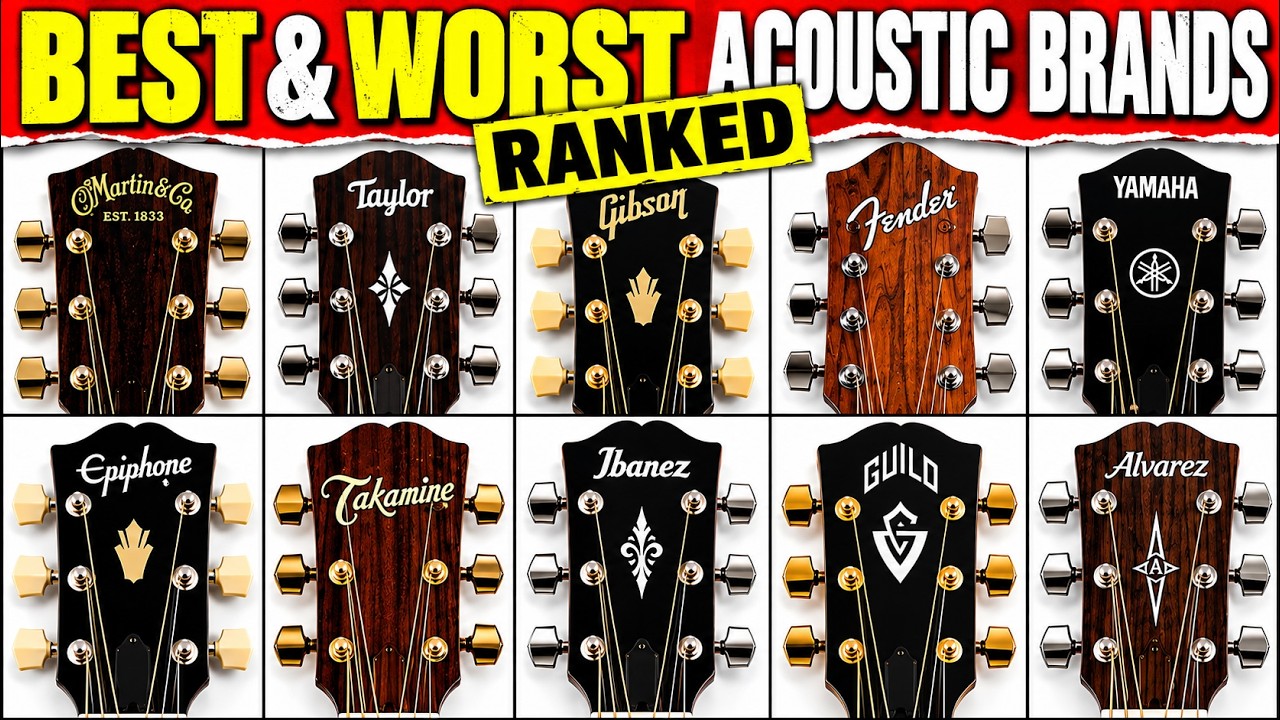 STOP Wasting Money on These 5 Acoustic Guitar Brands! (Buy These 5 Instead)