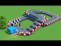 Minecraft Tutorial How To Make A Go Kart Track Fair Part 6