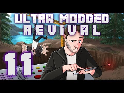 Ultra Modded Revival w/ CaptainSparklez - Ep. 11 - MINING WITH EYES CLOSED = BAD