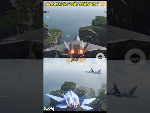 🇬🇧 BAE System Tempest Vs 🇯🇵F-7 💥 Burst Damage💥 | #modernwarships #mwcreator #shorts #fighterjet #mw