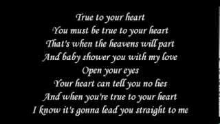 98 degrees &amp; Stevie Wonder - True to your heart (Lyrics)