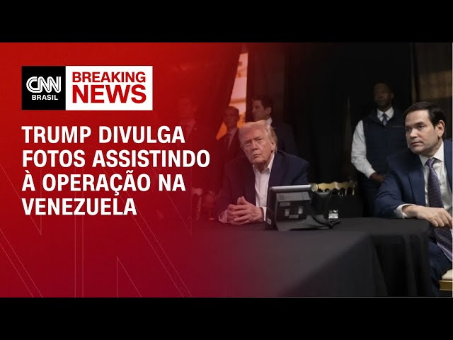 EUA divulgam fotos de Trump assistindo à operação na Venezuela; veja | CNN NEWSROOM
