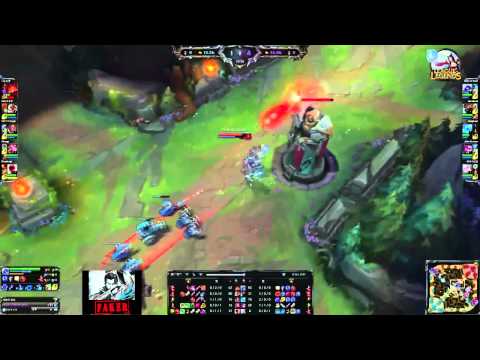 LOL SKT Faker Xerath vs Corki - Challenger League OGN Pro's Korean 2014