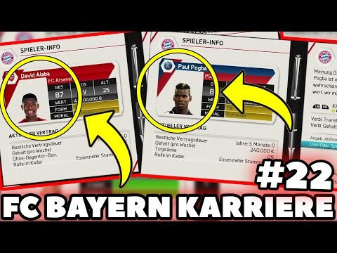 FIFA 16: FC BAYERN KARRIERE #22 | PAUL POGBA ZU BAYERN!? ALABA RÜCKKEHR?! | DEUTSCH