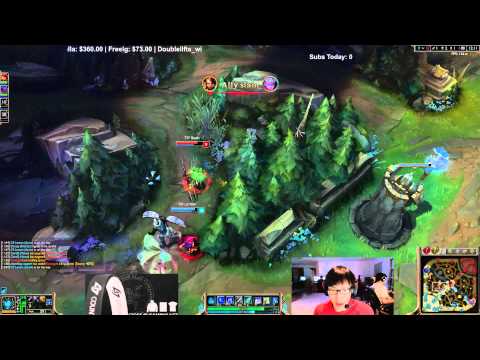 Doublelift and LemonNation vs Piglet and Xpecial - Kalista vs Tristana - League of Legends