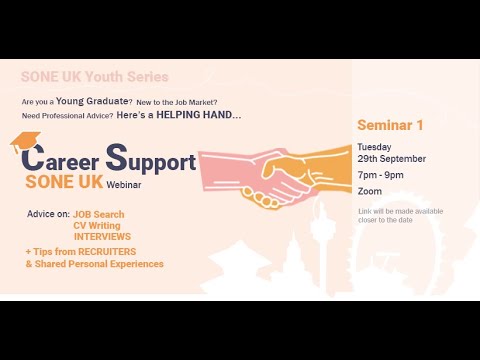 SONEUK Youth Seminar Series 1 - CAREER SUPPORT