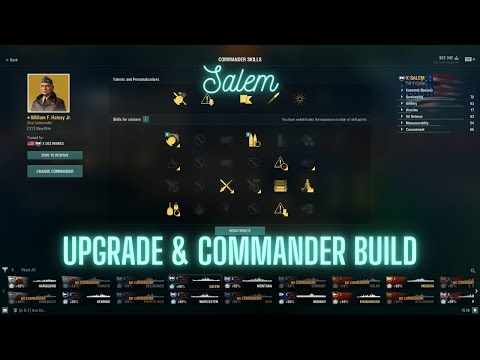 World of Warships - Salem: Upgrade & Commander Build