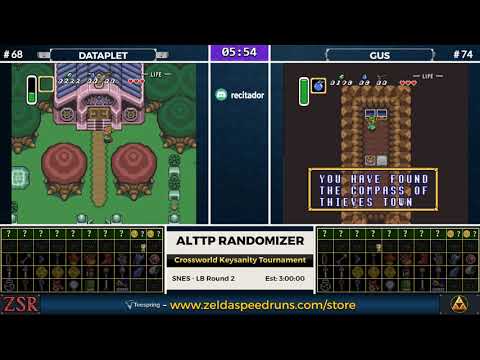 ALttPR Crossworld Keysanity Tournament: LB Round 2 - dataplet vs. Gus