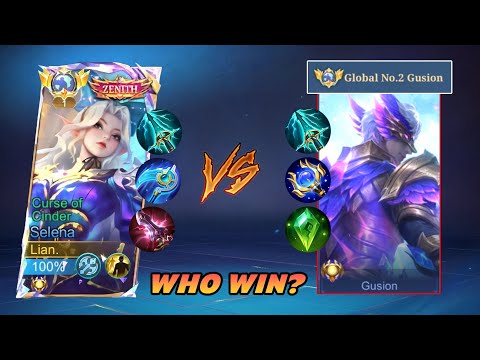 WHEN GLOBAL SELENA MET THIS GLOBAL 2 GUSION IN RANK AND THIS HAPPENED!! - (super intense match)