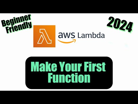 AWS Lambda 2024 Tutorial for Beginners | API and Serverless Coding  | THE SIMPLEST FOLLOW ALONG