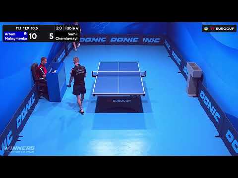 13:15 Artem Maksymenko - Serhii Cherniavskyi 27.08.2023 TT Euro.Cup Ukraine Star. TABLE 4