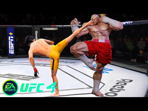 UFC4 Bruce Lee vs Sagat Street Fighter EA Sports UFC 4 PS5
