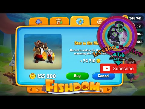 Fishdom Level 5841 - 5845 - Aquarium Music Room and Artist's Studio - World Art Works - Gameplay