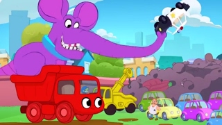 Morphle The Dumptruck Brings The Giantophelous home - Animation for Kids