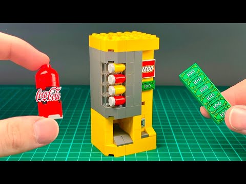 Как сделать Автомат для Продажи Газировки с Сейфом из ЛЕГО