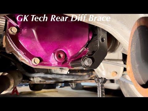 GK Tech Nissan 350z rear diff brace