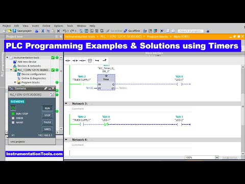 PLC Programming Examples and Solutions using Timers