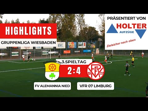 GL: FV Alemannia Nied - VfR 07 Limburg 2:4 | HIGHLIGHTS | 3.Spieltag