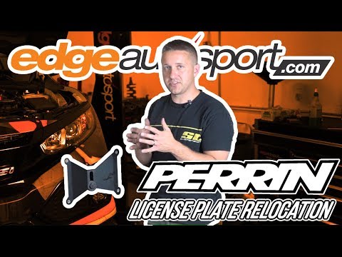 HOW TO: Perrin License Plate Relocation Install | PROJECT FC3 | Edge Autosport
