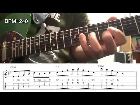 Mike Stern Jazz Major 2-5 Lick from Autumn Leaves　Part2