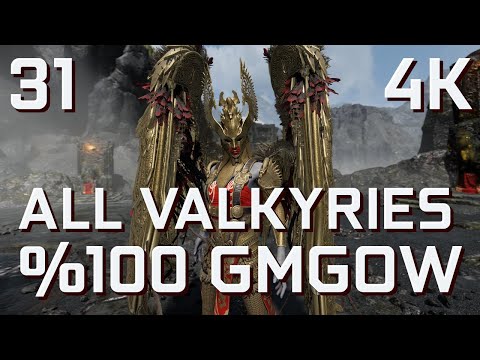 GOD OF WAR - ALL VALKYRIES - 100% GMGOW ZEUS ARMOR NG+ Walkthrough - Part 31 [4K PC Ultra]