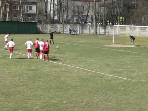 2013.04.14 Przemsza Okradzionów - CKS Czeladź 4:2 (2:1) - gol na 2-1