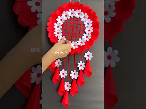 Unique Flower Wall Hanging #youtubeshorts #viralshort #diy #ytshorts  #trending  #shorts