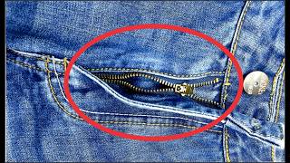 como arreglar un cierre de pantalon jean (sin gastar dinero)