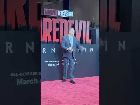 Vincent D’Onofrio arrives at the world premiere of Daredevil: Born Again #daredevilbornagain