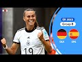 Wordt Duitsland de tweede kwartfinalist? | samenvatting Duitsland - Spanje | EK 2022