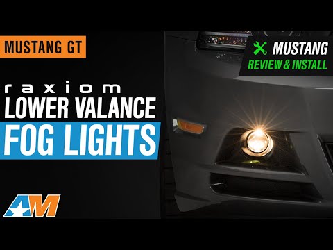 2013-2014 Mustang GT Raxiom Lower Valance Fog Lights Review & Install