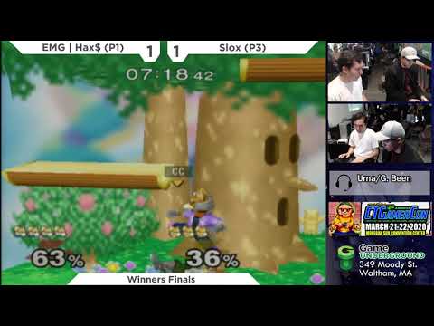 Mass Madness 29 SSBM - EMG | Hax$ (Blue Fox) vs. Slox (Default Fox) - Melee WF