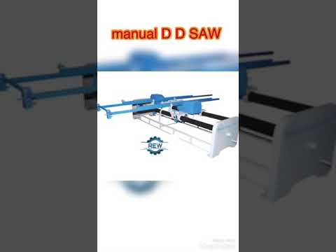 Manual plywood dd saw machine