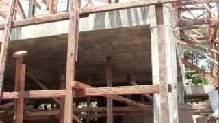 preview picture of video 'Balcony house in Doz, Balet, Samal island, beginning of construction in august 2011'