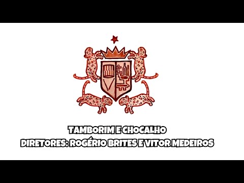 Desenho de Tamborim e Chocalho - Grande Rio Carnaval 2024.