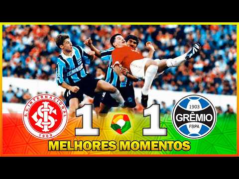 Internacional 1 x 1 Grêmio ● Highlights ● Campeonato Gaúcho 1995 ● Final ● Game 1