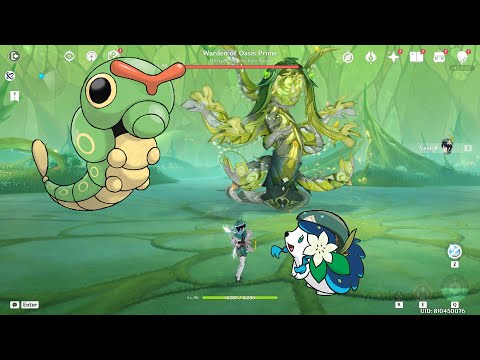 Venti solo VS Guardian of Apep's Oasis (No damage) - New 3.6 weekly boss