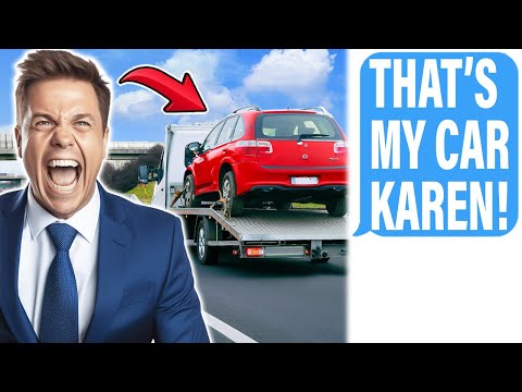 Karen Employee Claims To Be In Charge & TOWED My Car Illegally! I'm Her Boss!