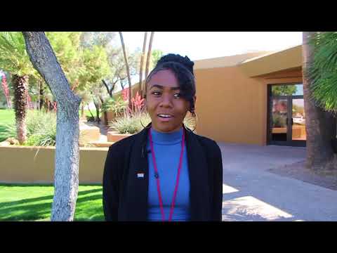 Iyana at the Career Development Conference