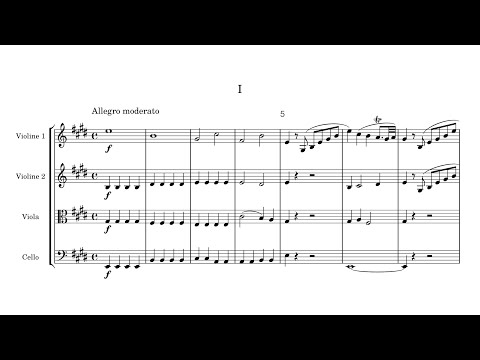 Antonín Reicha – String Quartet in E major, Op.95 No.1